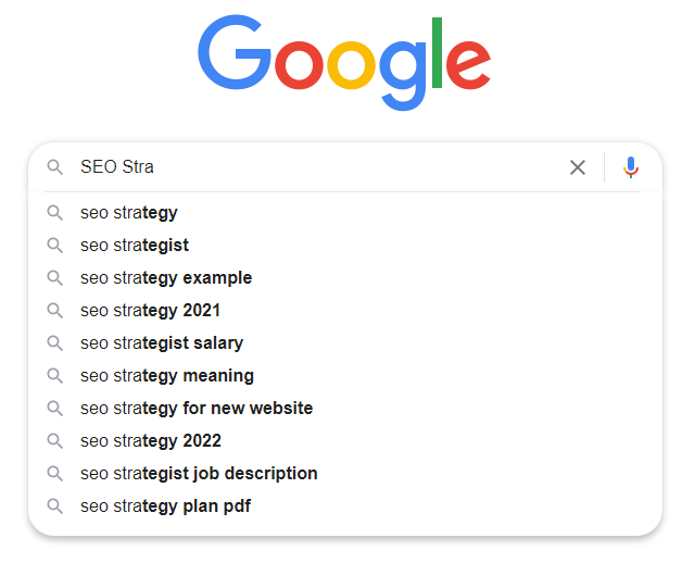 SEO Search On SERP Page