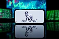 Novo Nordisk stock price 